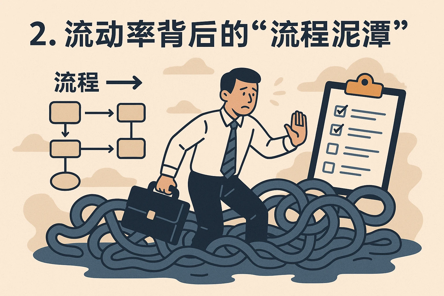 2. 流动率背后的“流程泥潭”
