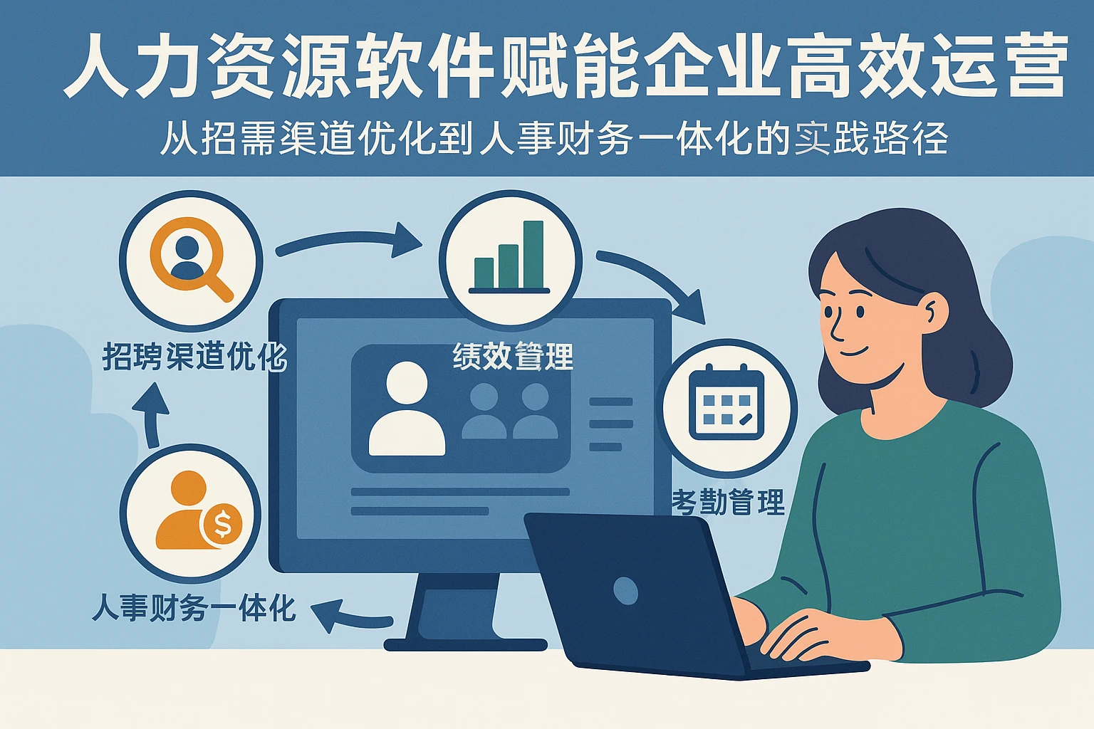 人力资源软件赋能企业高效运营：从招聘渠道优化到人事财务一体化的实践路径