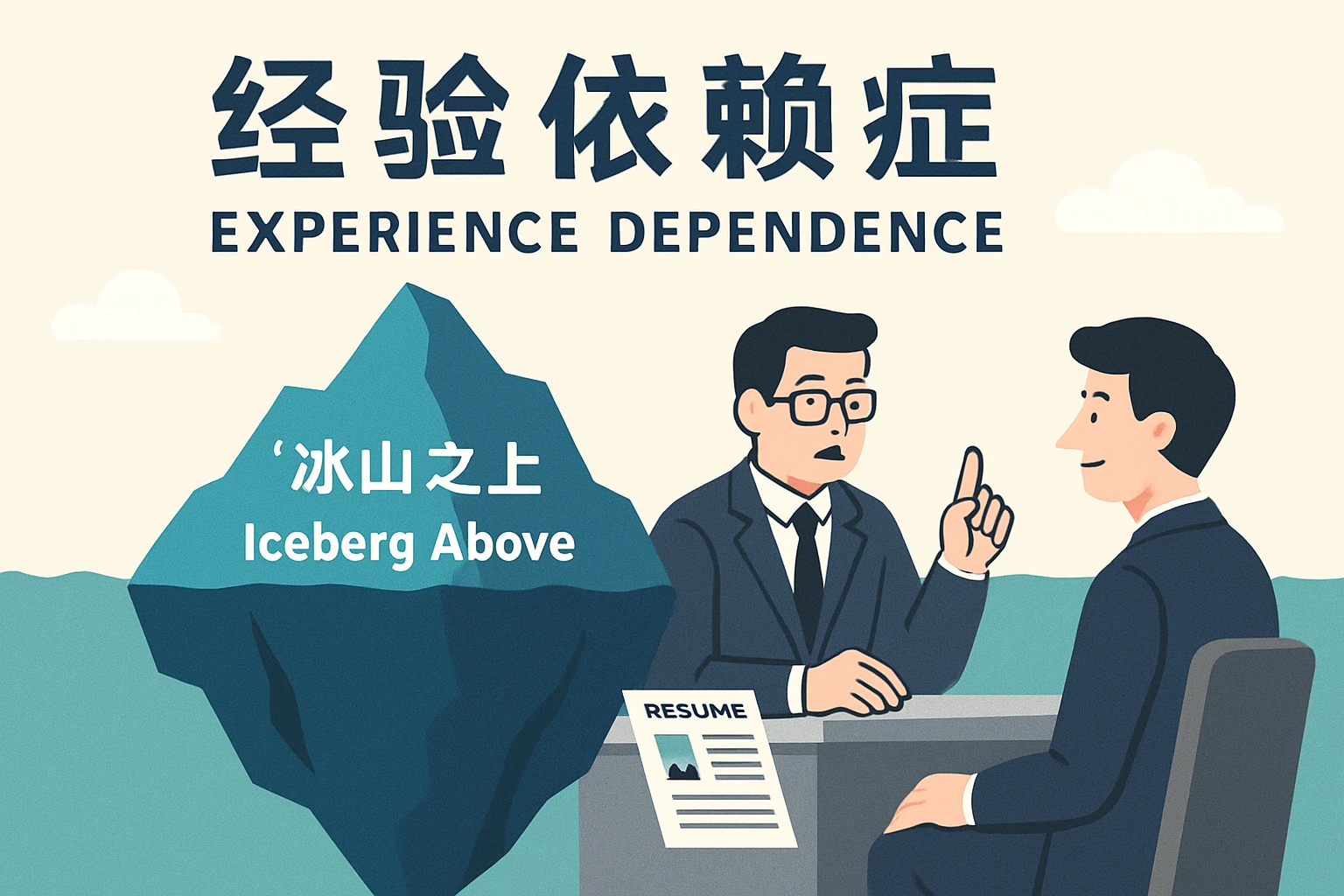 1. 经验依赖症：面试官能看到的“冰山之上”