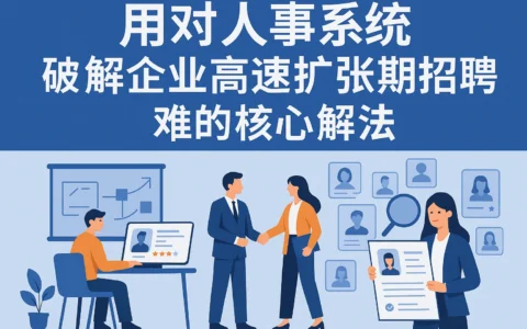 用对人事系统：破解企业高速扩张期招聘难的核心解法