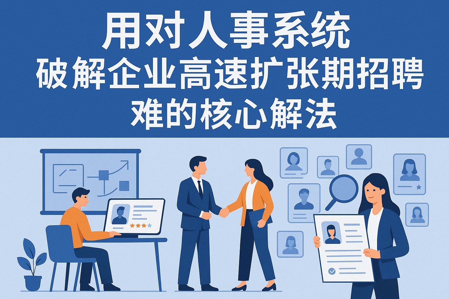 用对人事系统：破解企业高速扩张期招聘难的核心解法