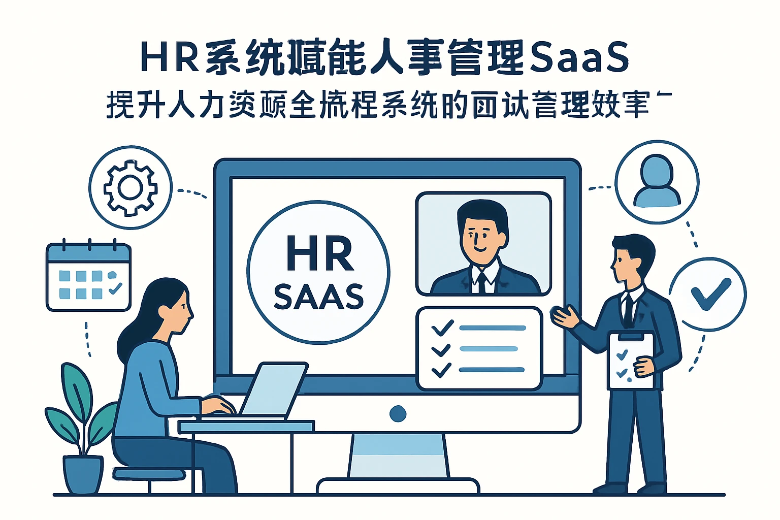 HR系统赋能人事管理SaaS，提升人力资源全流程系统的面试管理效率