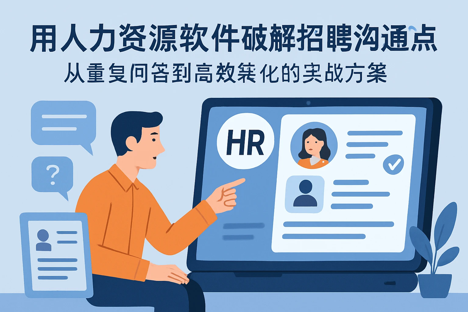 用人力资源软件破解招聘沟通痛点：从重复问答到高效转化的实战方案