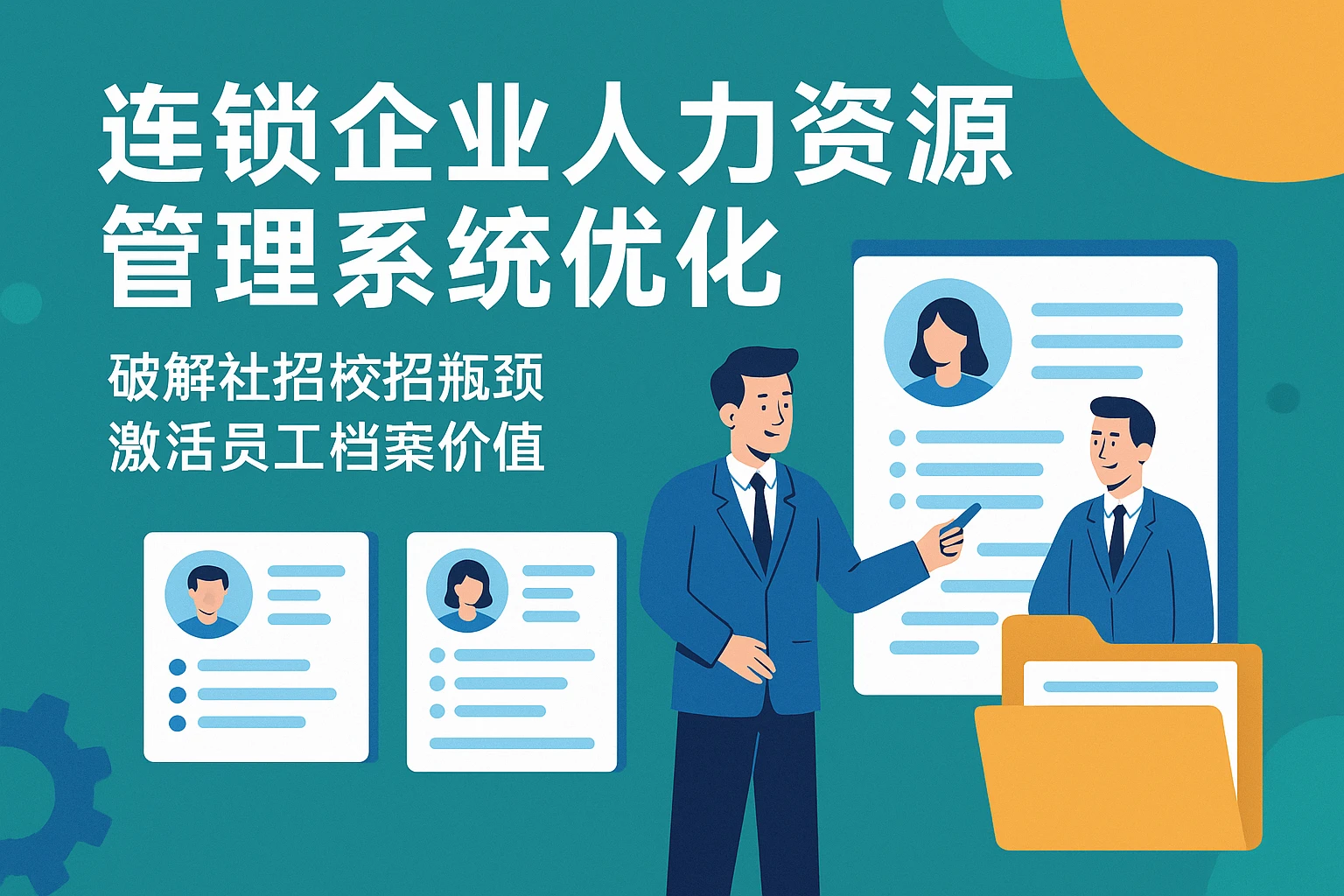连锁企业人力资源管理系统优化：破解社招校招瓶颈，激活员工档案价值