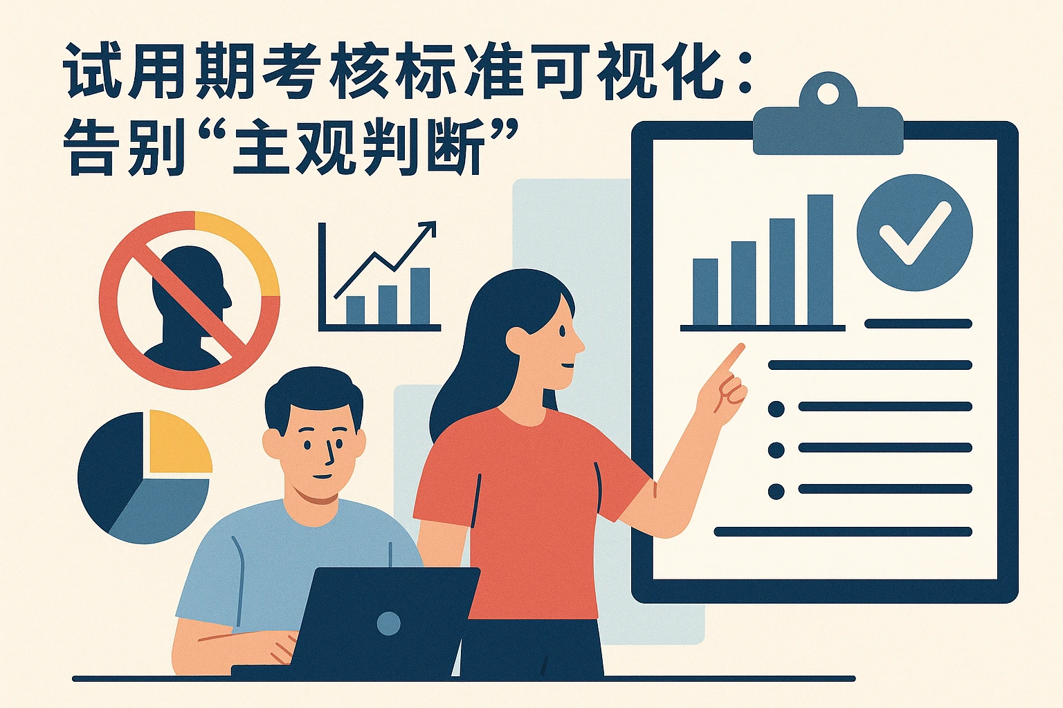 2. 试用期考核标准可视化：告别“主观判断”