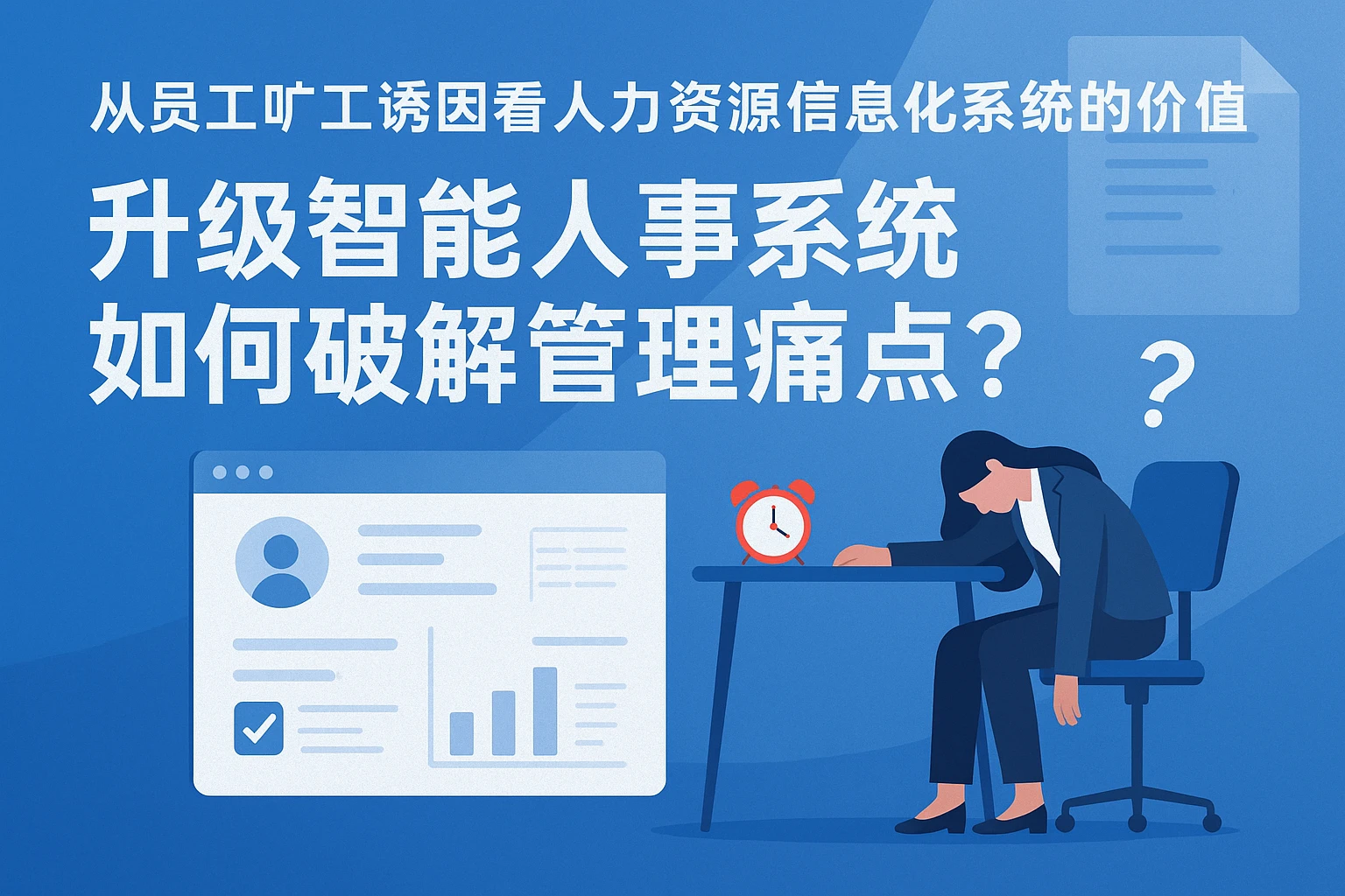 从员工旷工诱因看人力资源信息化系统的价值：升级智能人事系统如何破解管理痛点？
