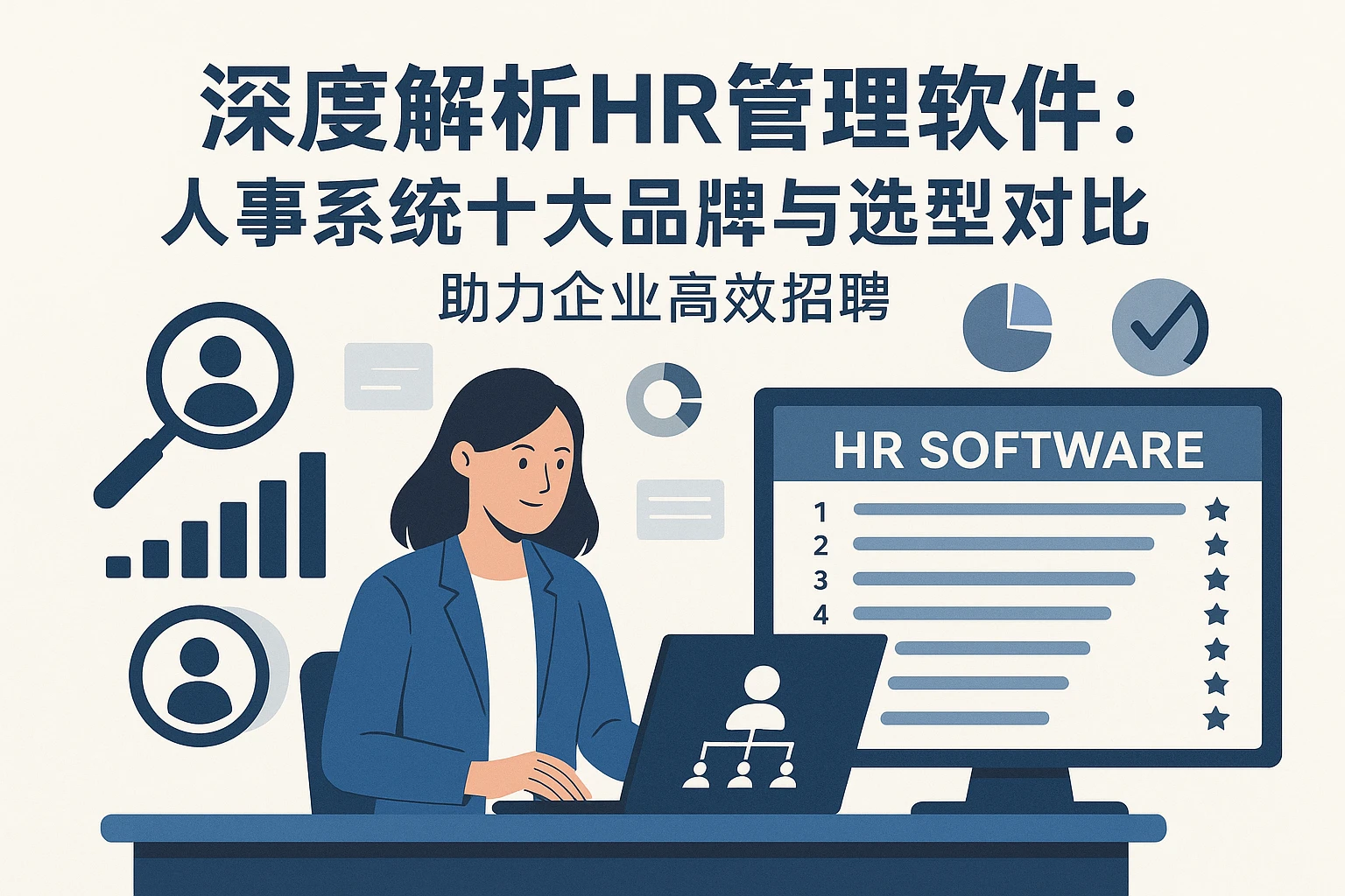 深度解析HR管理软件：人事系统十大品牌与选型对比，助力企业高效招聘