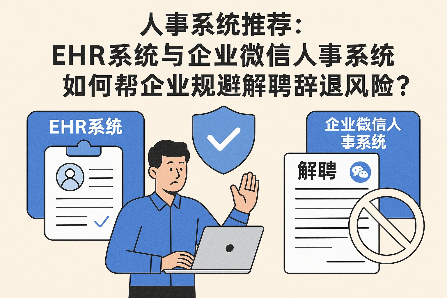 人事系统推荐：EHR系统与企业微信人事系统如何帮企业规避解聘辞退风险？