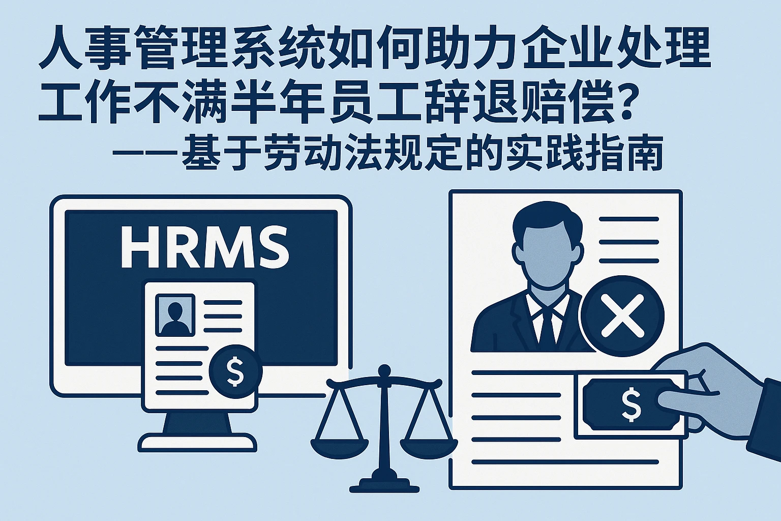 人事管理系统如何助力企业合规处理工作不满半年员工辞退赔偿？——基于劳动法规定的实践指南