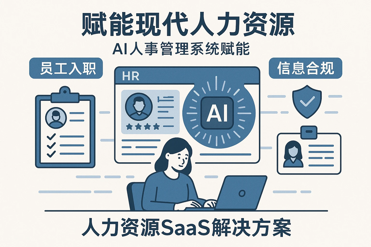 AI人事管理系统赋能现代人力资源：在员工入职与信息合规方面的人力资源SaaS解决方案