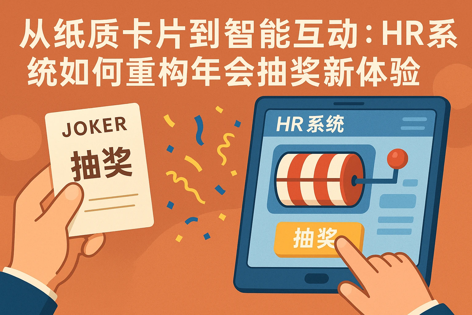 从纸质卡片到智能互动:HR系统如何重构年会抽奖新体验