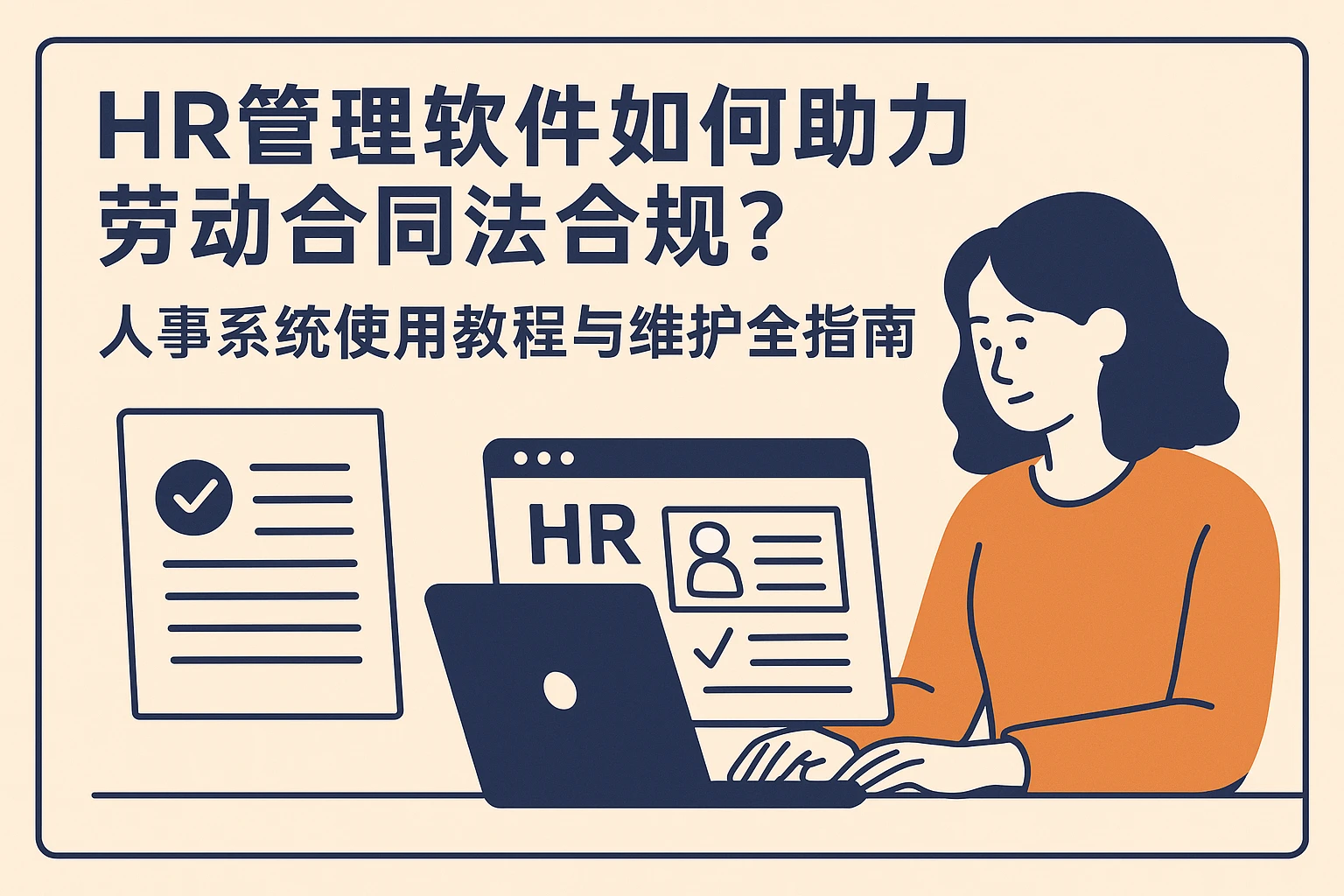 HR管理软件如何助力劳动合同法合规？人事系统使用教程与维护全指南