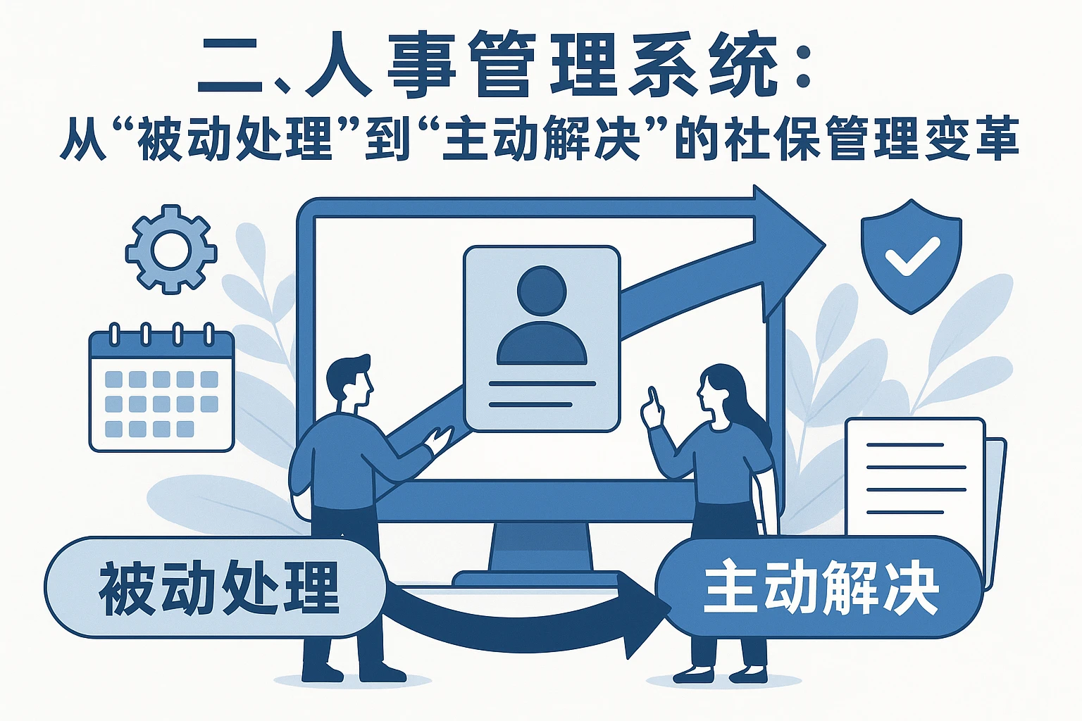 二、人事管理系统：从“被动处理”到“主动解决”的社保管理变革