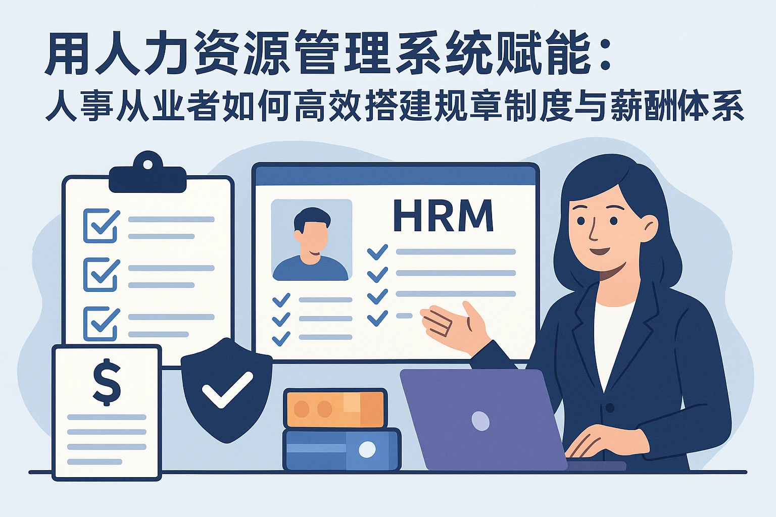 用人力资源管理系统赋能：人事从业者如何高效搭建规章制度与薪酬福利体系