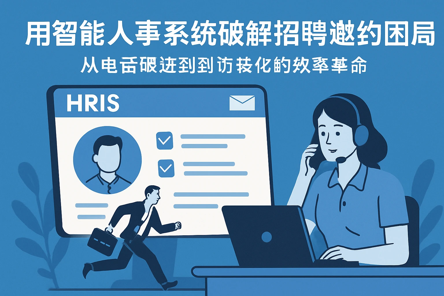 用智能人事系统破解招聘邀约困局：从电话跟进到到访转化的效率革命
