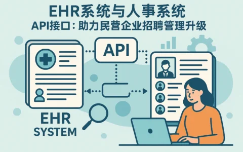 EHR系统与人事系统API接口：助力民营企业招聘管理升级