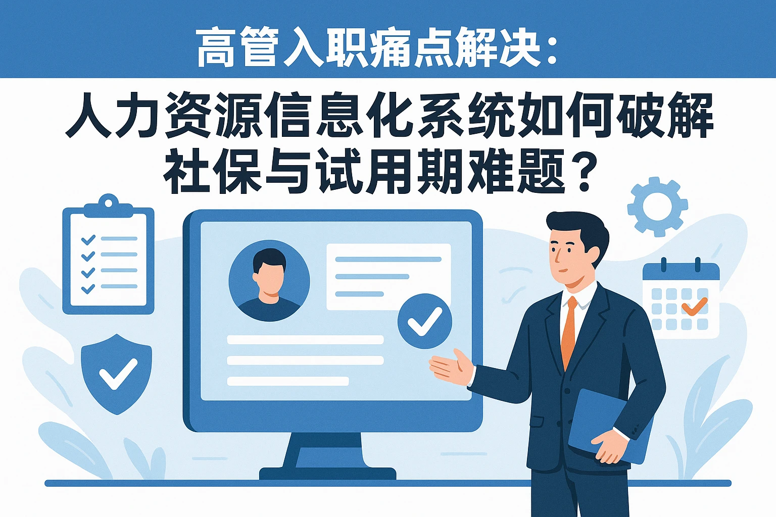 高管入职痛点解决：人力资源信息化系统如何破解社保与试用期难题？