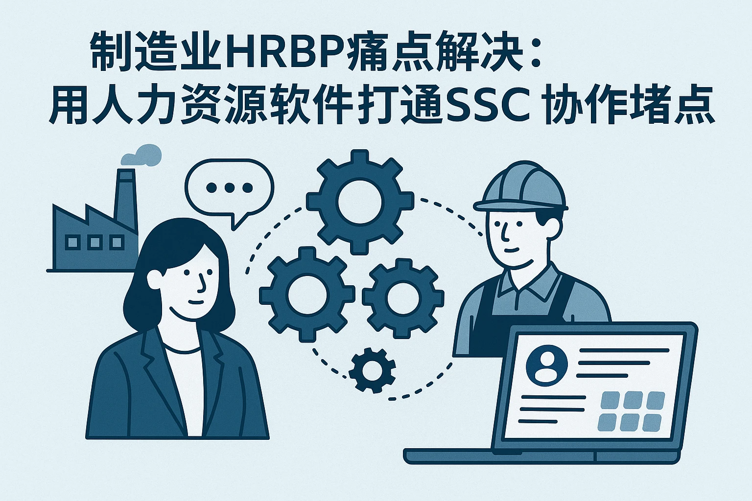 制造业HRBP痛点解决：用人力资源软件打通SSC协作堵点
