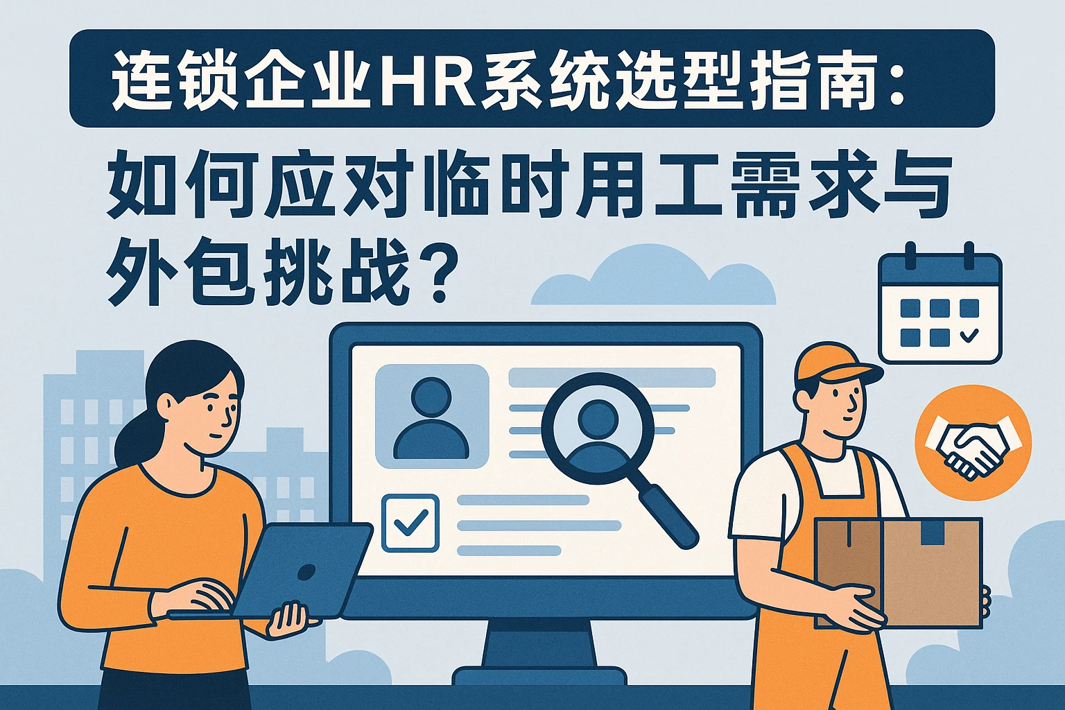 连锁企业HR系统选型指南：如何应对临时用工需求与外包挑战？