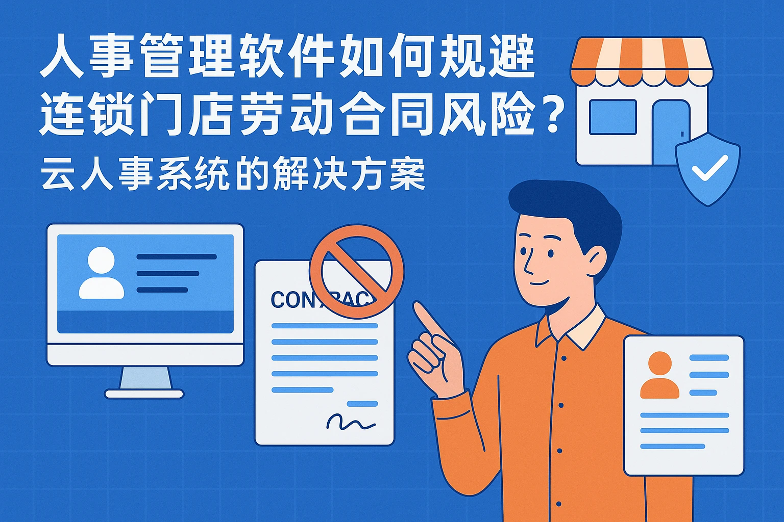 人事管理软件如何规避连锁门店劳动合同风险？云人事系统的解决方案