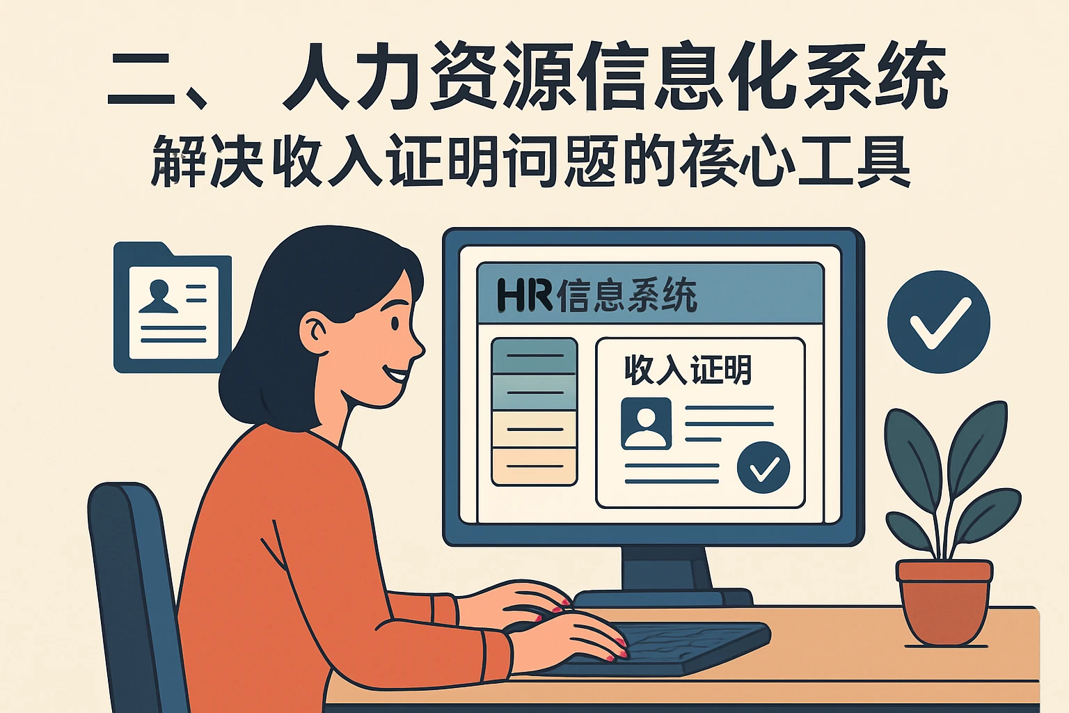 二、人力资源信息化系统：解决收入证明问题的核心工具