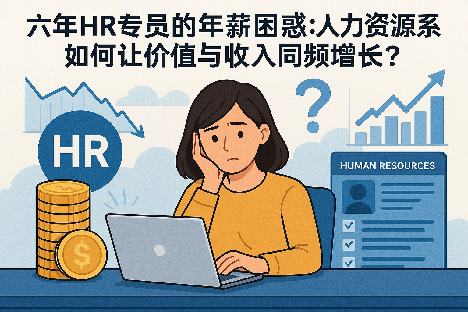 六年HR专员的年薪困惑：人力资源系统如何让价值与收入同频增长？