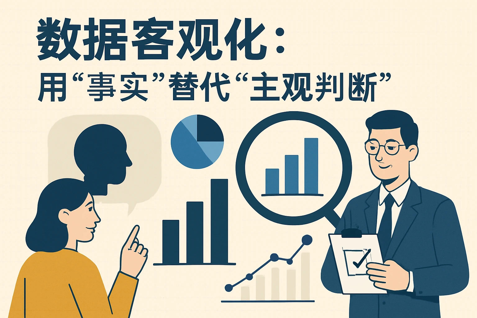 2. 数据客观化：用“事实”替代“主观判断”