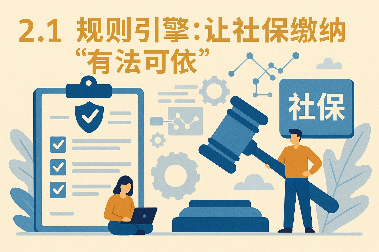 2.1 规则引擎：让社保缴纳“有法可依”