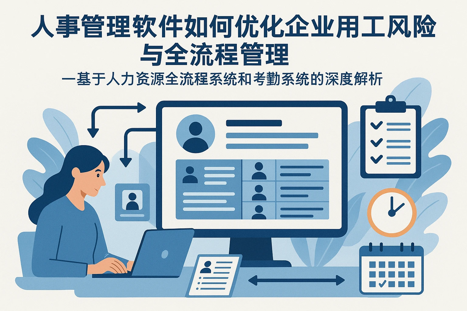 人事管理软件如何优化企业用工风险与全流程管理——基于人力资源全流程系统和考勤系统的深度解析