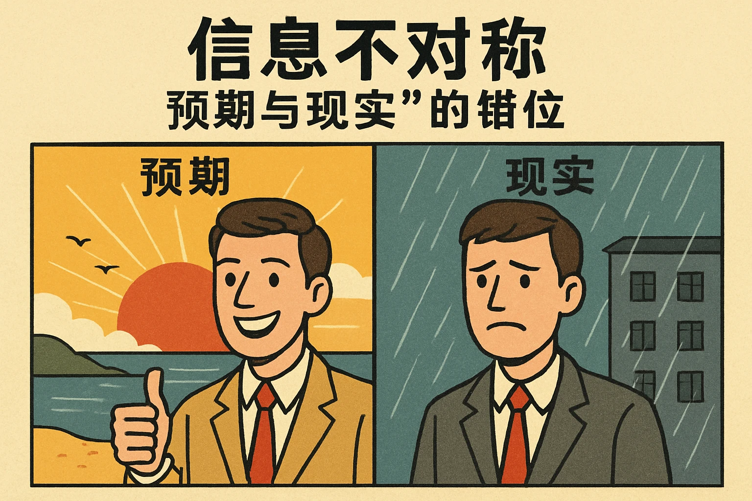 2. 信息不对称：“预期与现实”的错位