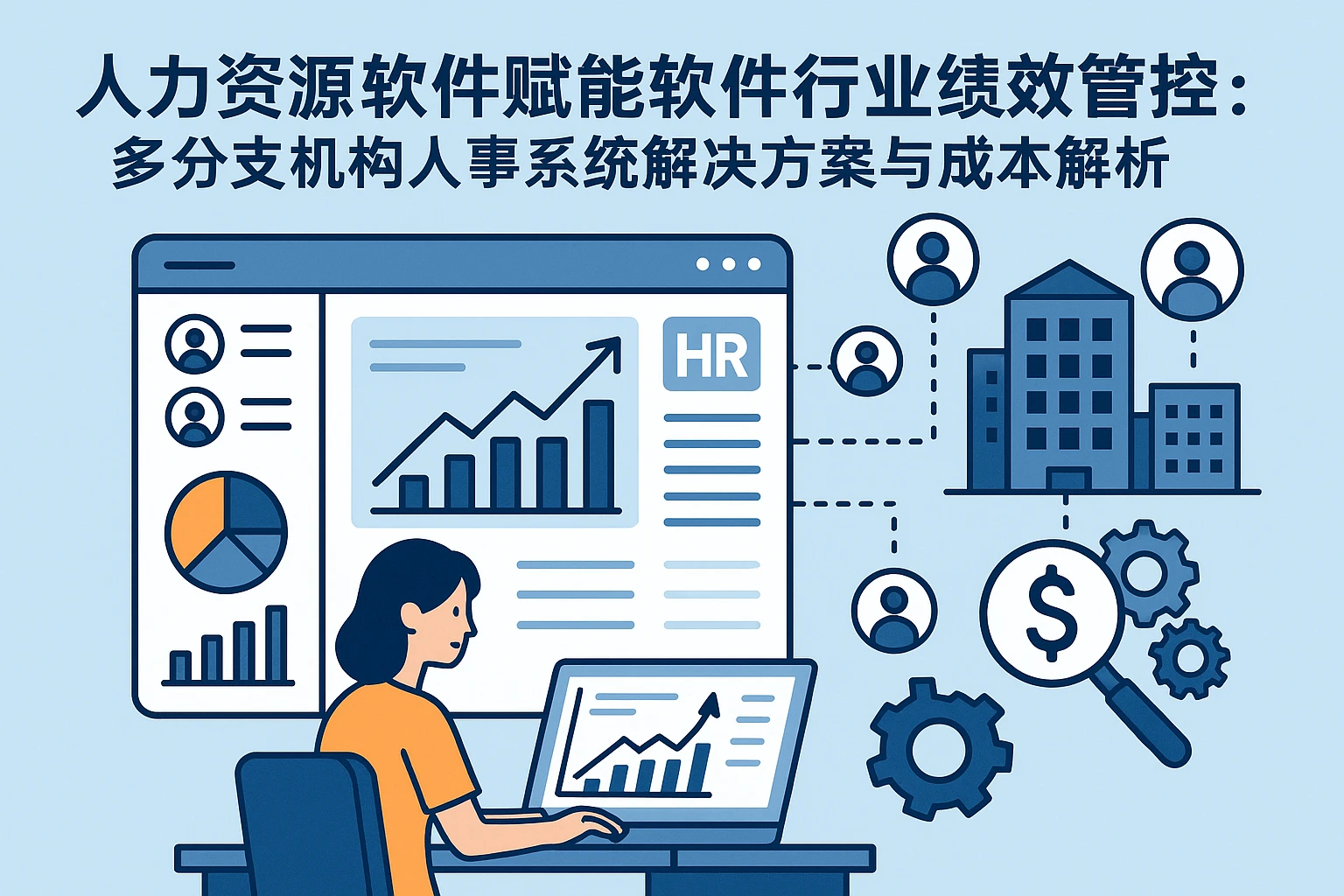 人力资源软件赋能软件行业绩效管控：多分支机构人事系统解决方案与成本解析