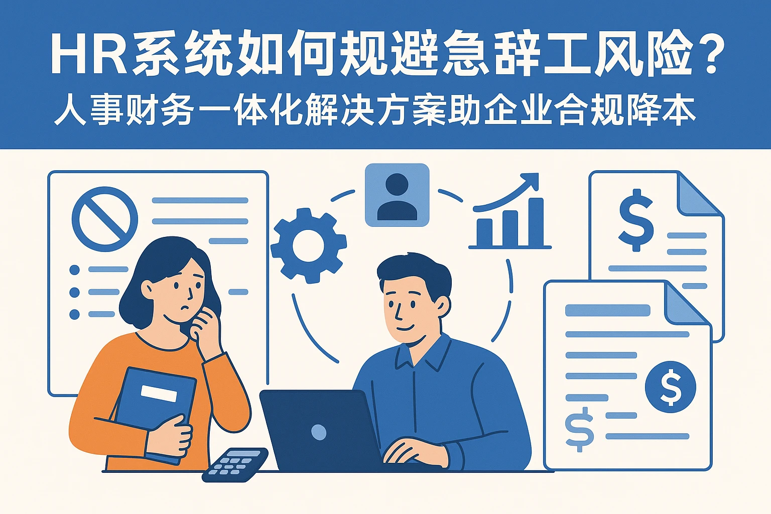 HR系统如何规避急辞工风险？人事财务一体化解决方案助企业合规降本