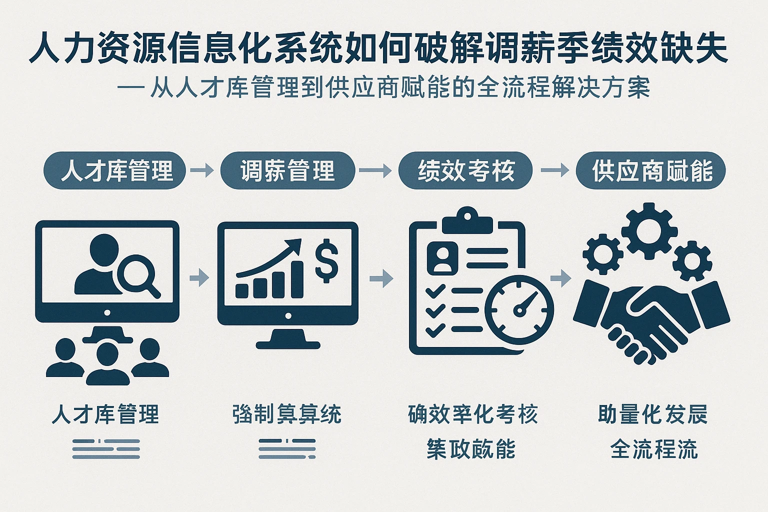 人力资源信息化系统如何破解调薪季绩效缺失难题——从人才库管理到供应商赋能的全流程解决方案