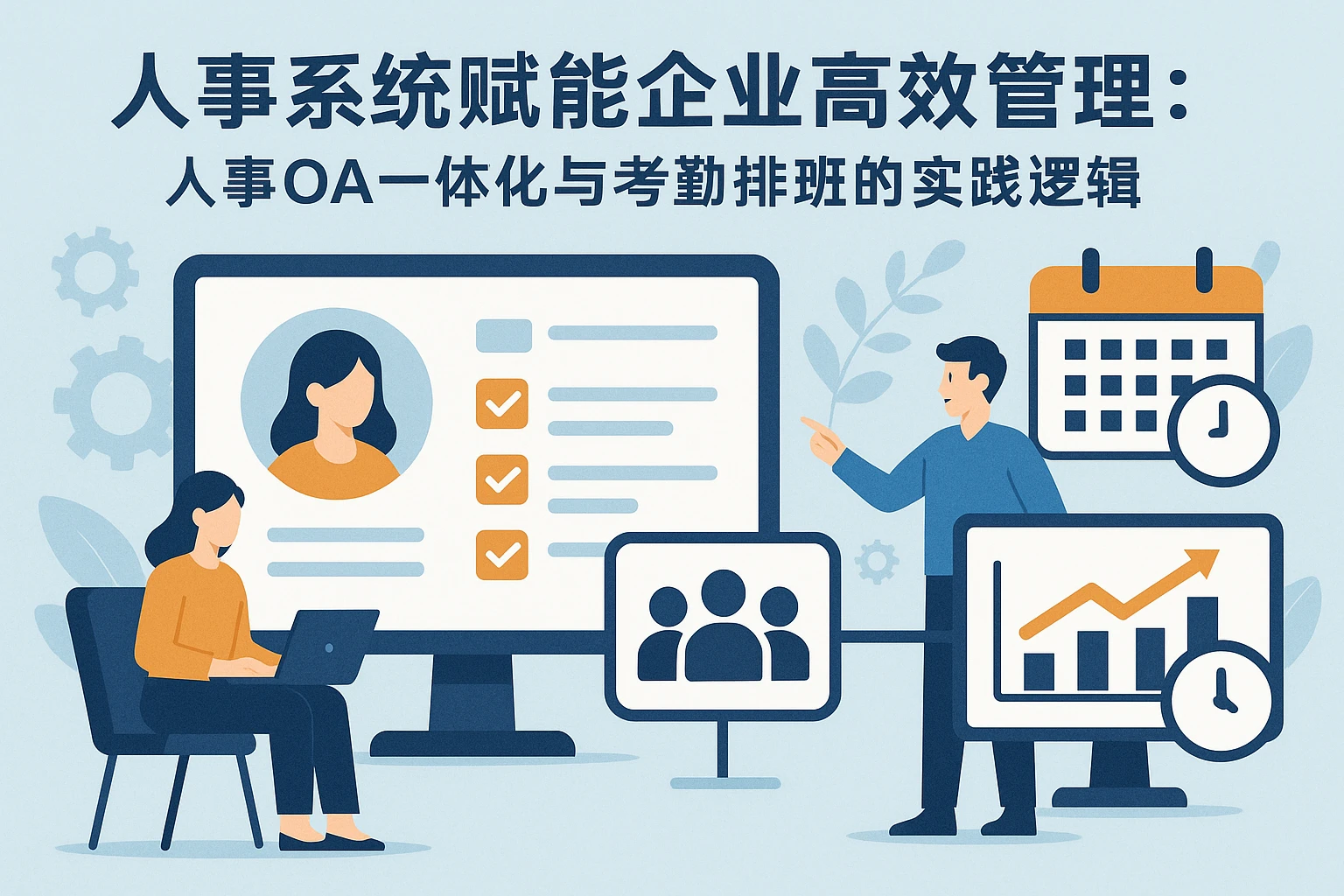 人事系统赋能企业高效管理：人事OA一体化与考勤排班的实践逻辑
