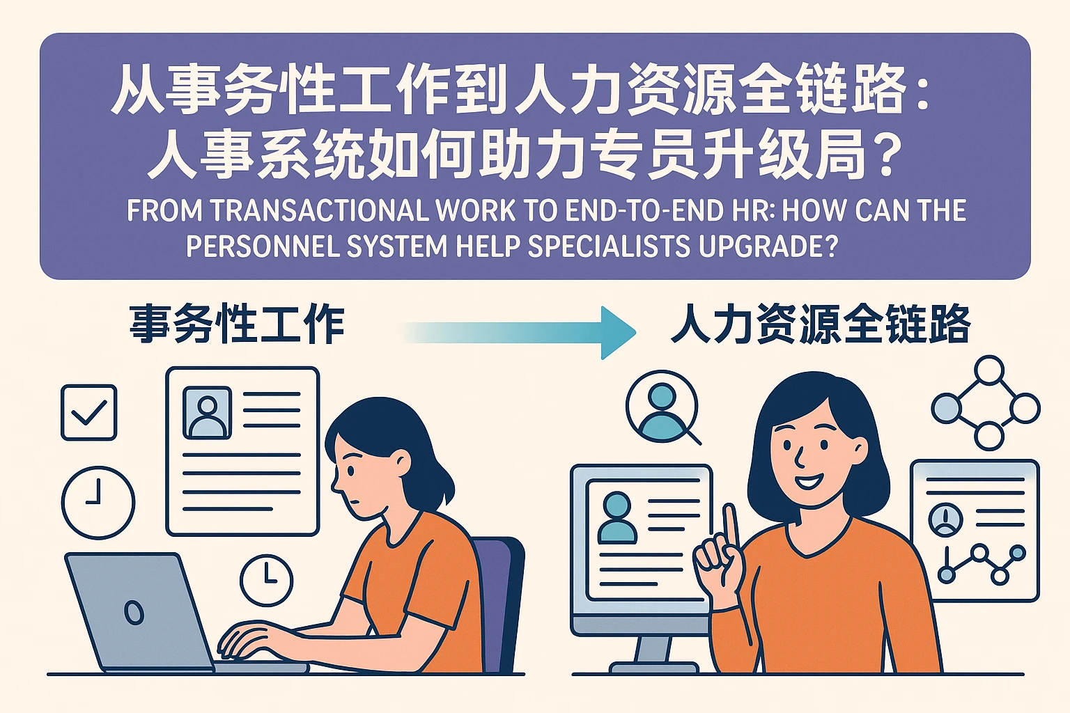 从事务性工作到人力资源全链路：人事系统如何助力专员升级？
