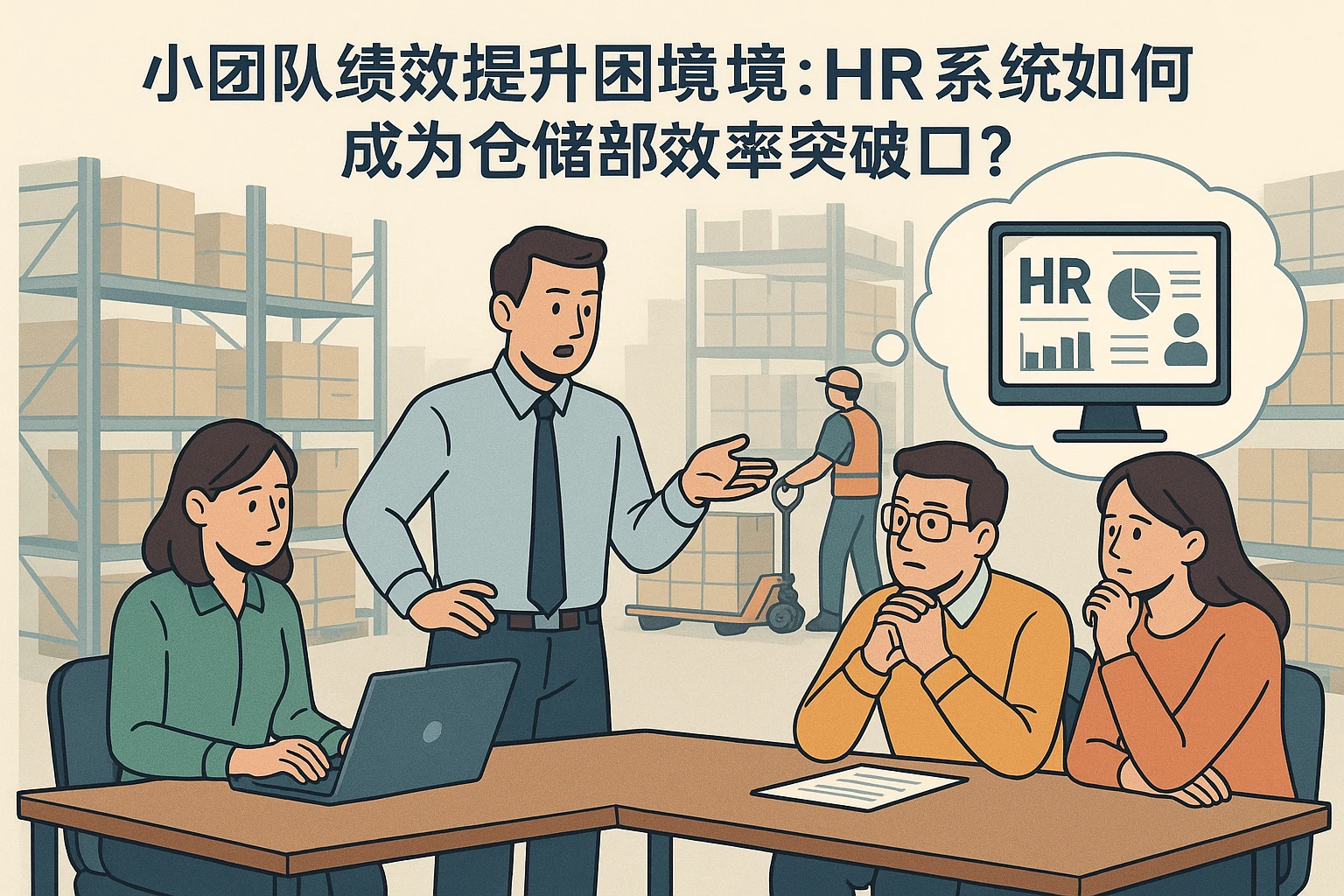小团队绩效提升困境：HR系统如何成为仓储部效率突破口？