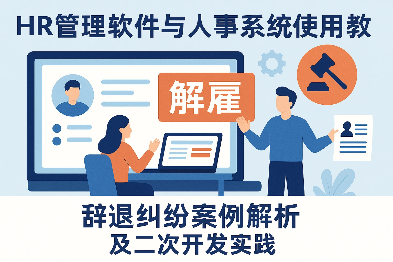 HR管理软件与人事系统使用教程：辞退纠纷案例解析及二次开发实践