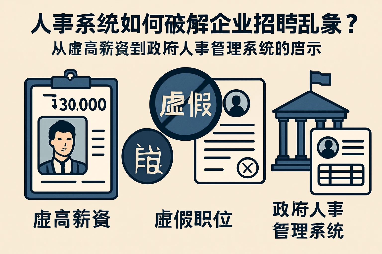 人事系统如何破解企业招聘乱象？从虚高薪资到政府人事管理系统的启示