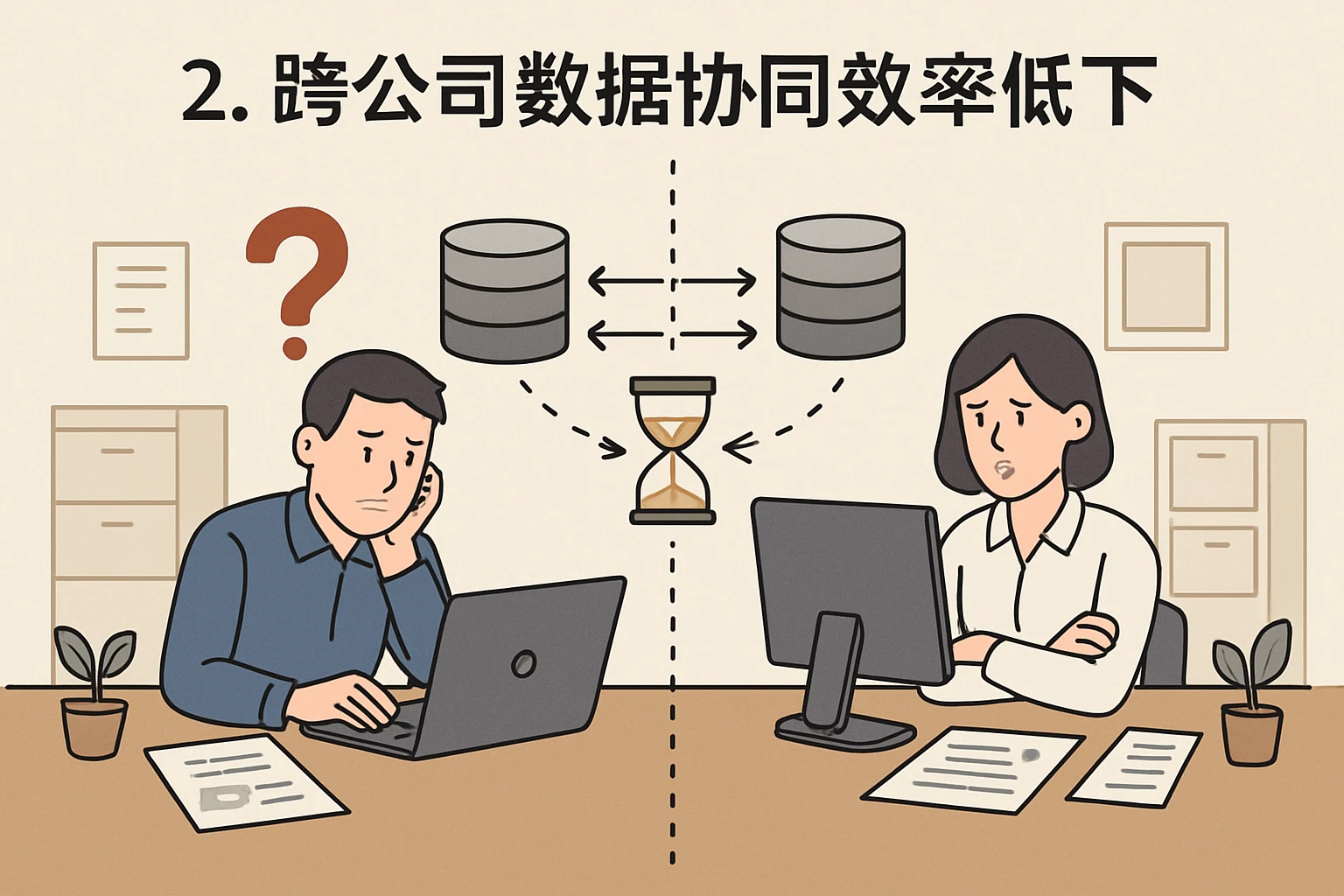 2. 跨公司数据协同效率低下