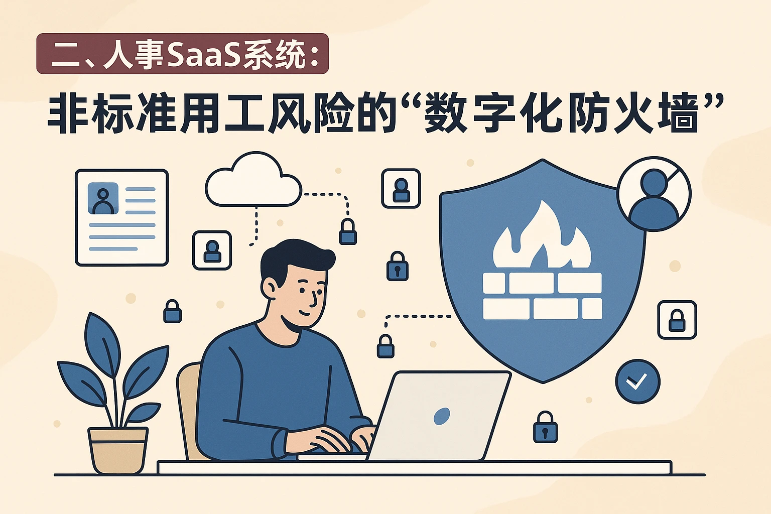 二、人事SaaS系统：非标准用工风险的“数字化防火墙”