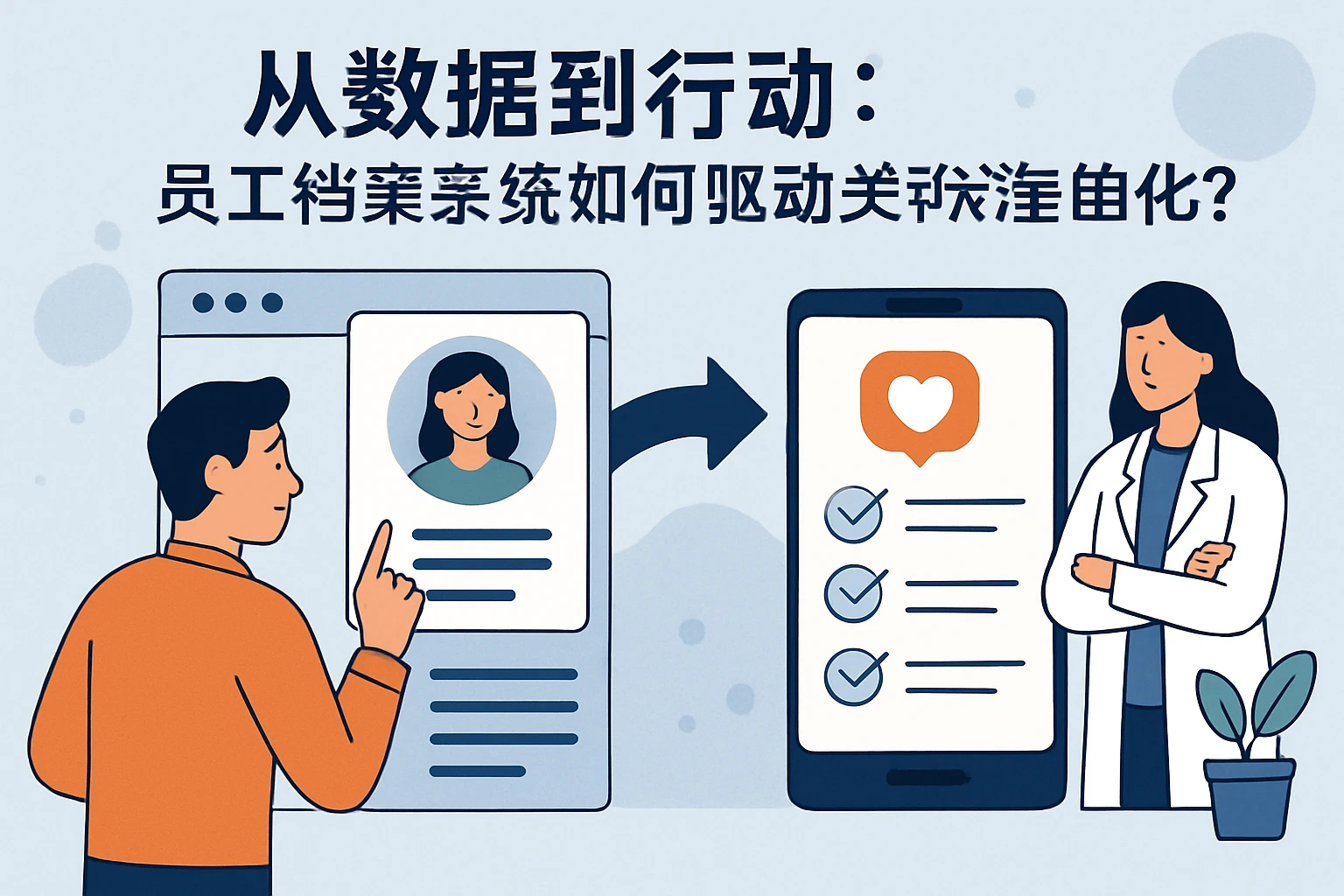 2. 从数据到行动：员工档案系统如何驱动关怀流程自动化？