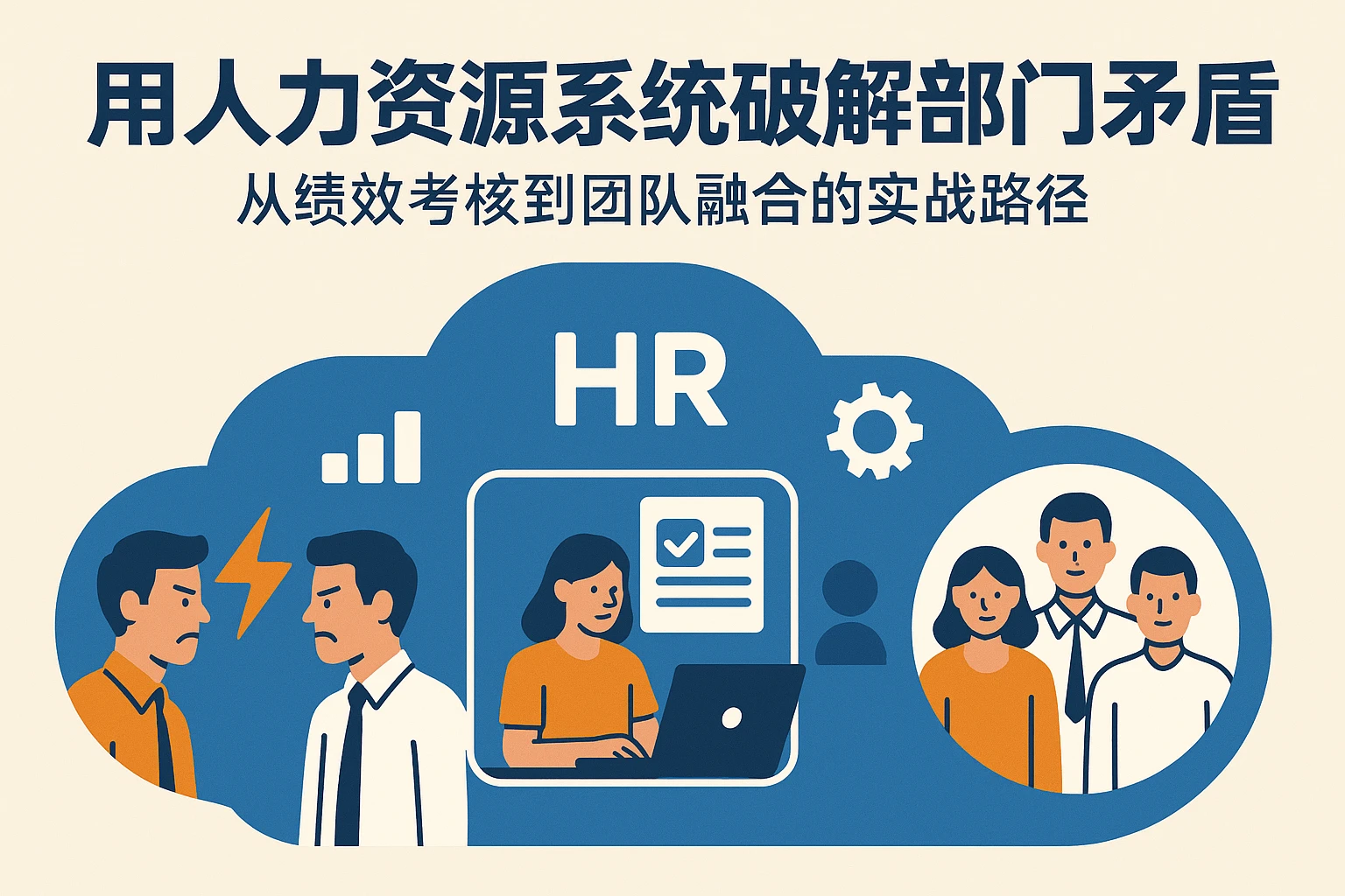 用人力资源系统破解部门矛盾：从绩效考核到团队融合的实战路径