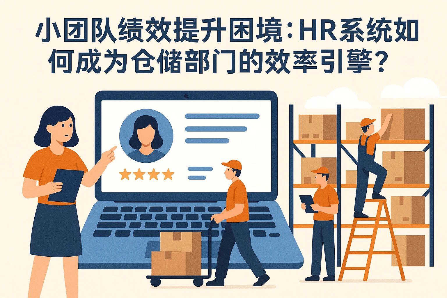 小团队绩效提升困境：HR系统如何成为仓储部门的效率引擎？
