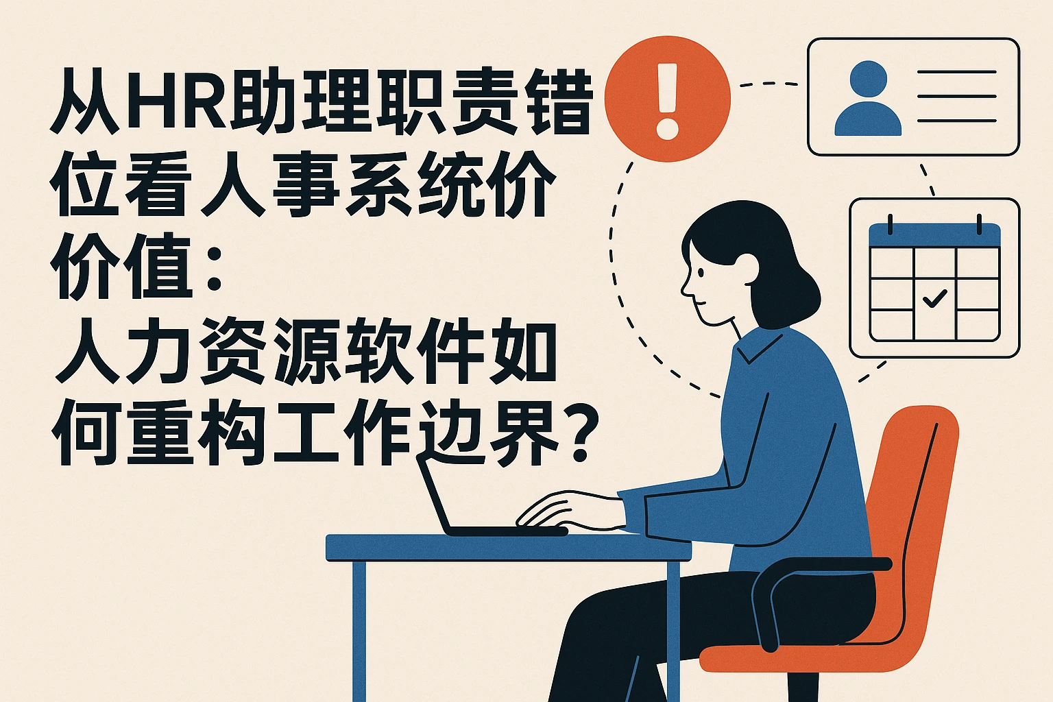 从HR助理职责错位看人事系统价值：人力资源软件如何重构工作边界？