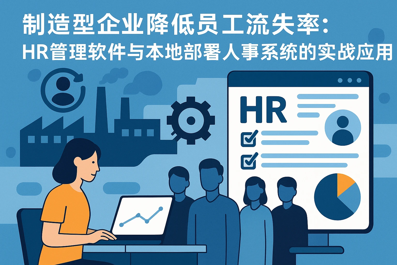 制造型企业降低员工流失率：HR管理软件与本地部署人事系统的实战应用