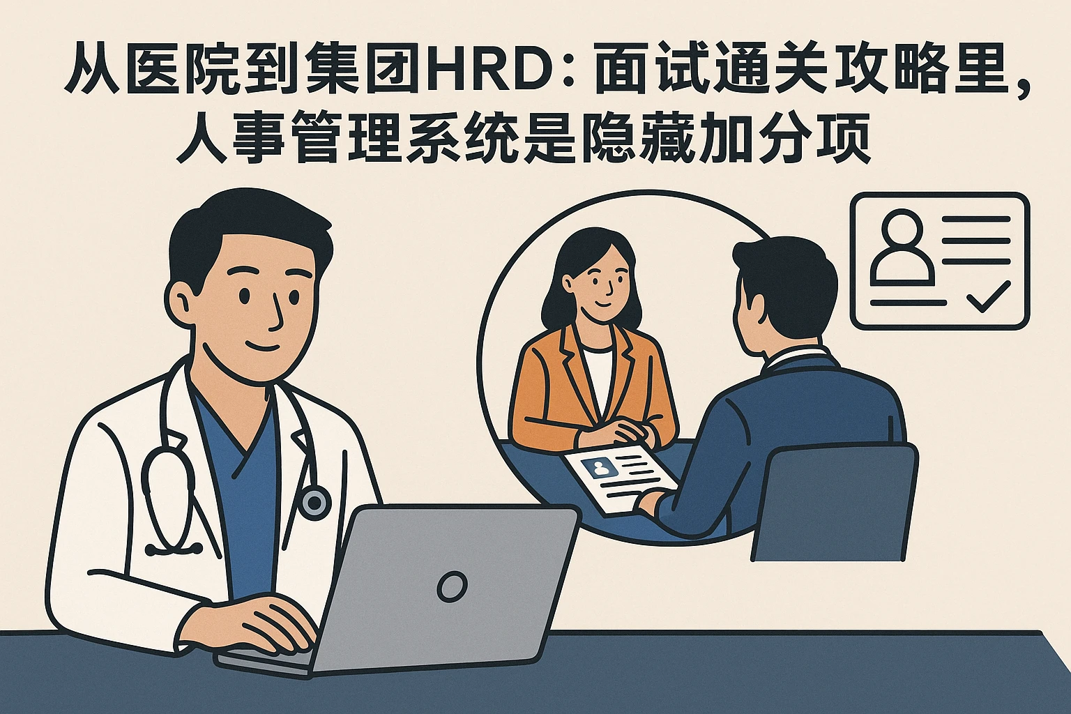 从医院到集团HRD：面试通关攻略里，人事管理系统是隐藏加分项