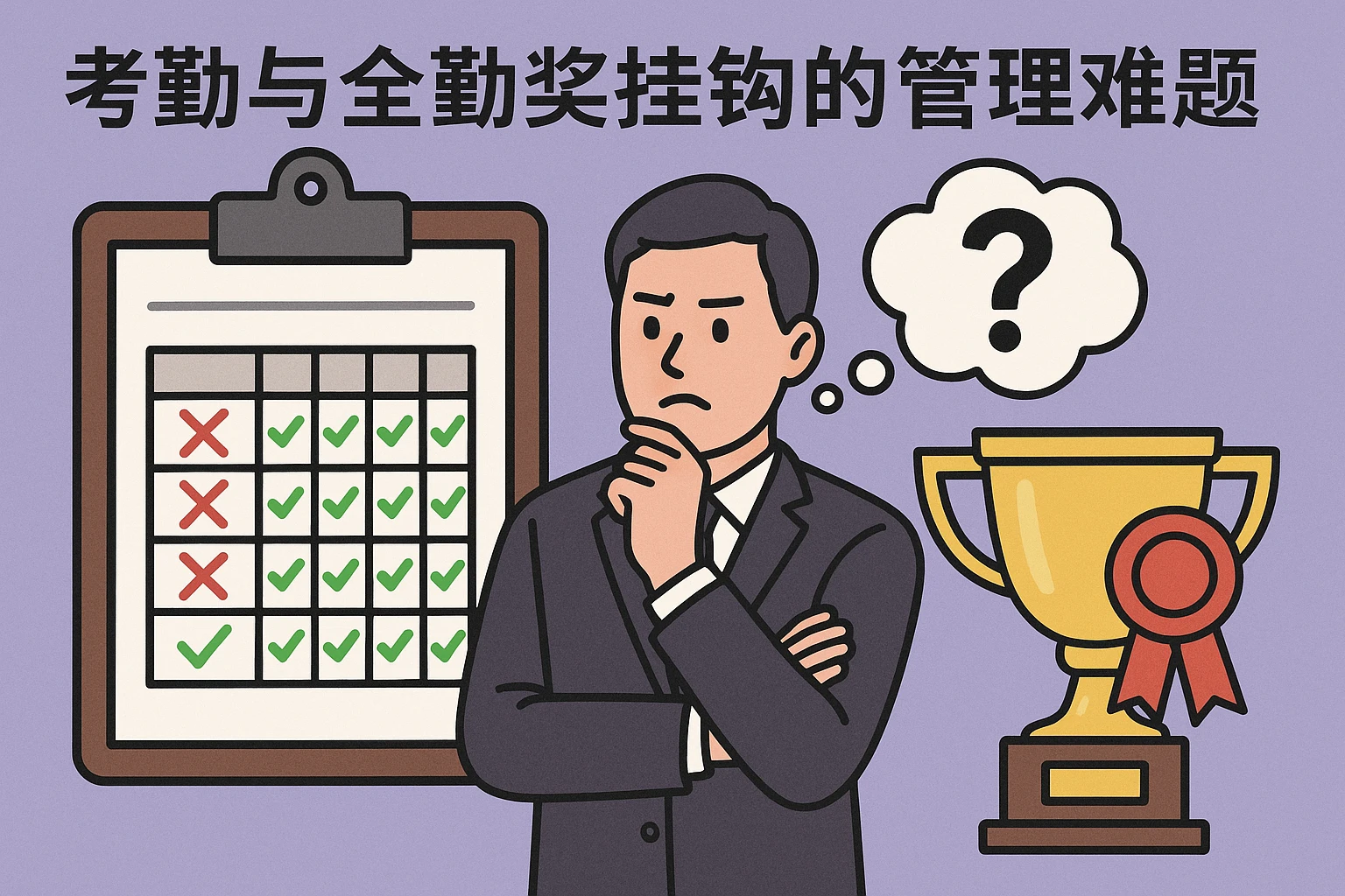 考勤与全勤奖挂钩的管理难题