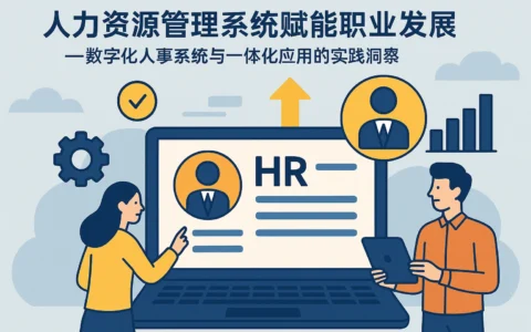 人力资源管理系统赋能职业发展——数字化人事系统与一体化应用的实践洞察