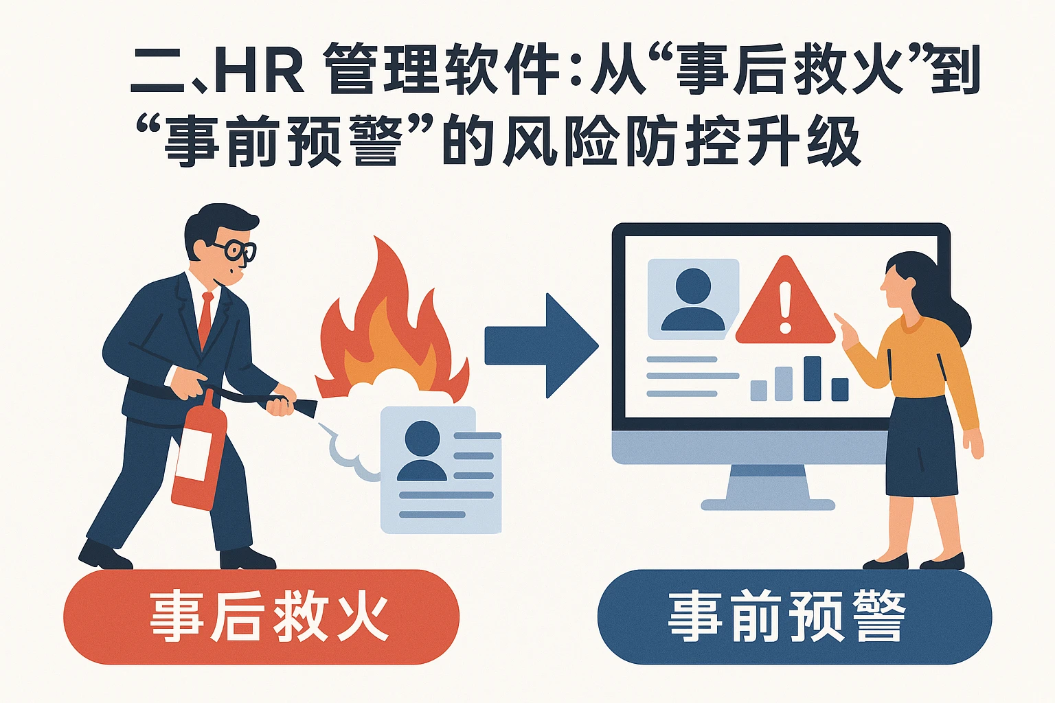 二、HR管理软件：从“事后救火”到“事前预警”的风险防控升级