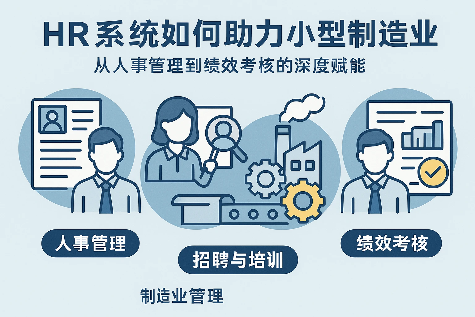 HR系统如何助力小型制造业：从人事管理到绩效考核的深度赋能